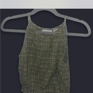Canyon River Blues Olive Plaid Camisole